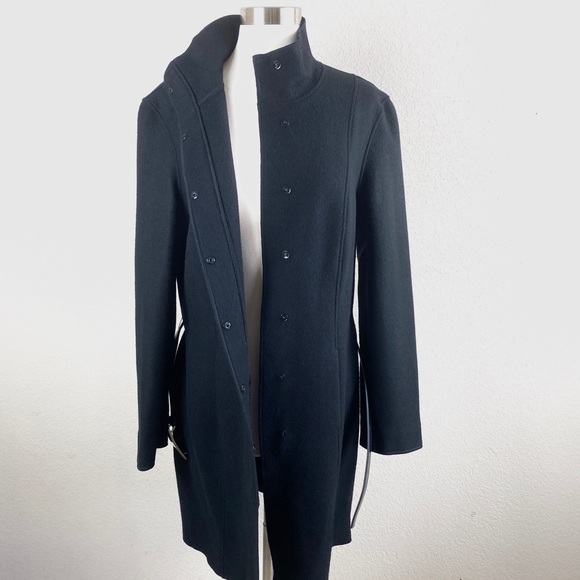 Bebe Coat NWT Midi Belted - Picture 6 of 10